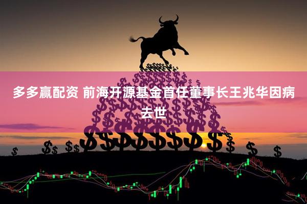 多多赢配资 前海开源基金首任董事长王兆华因病去世